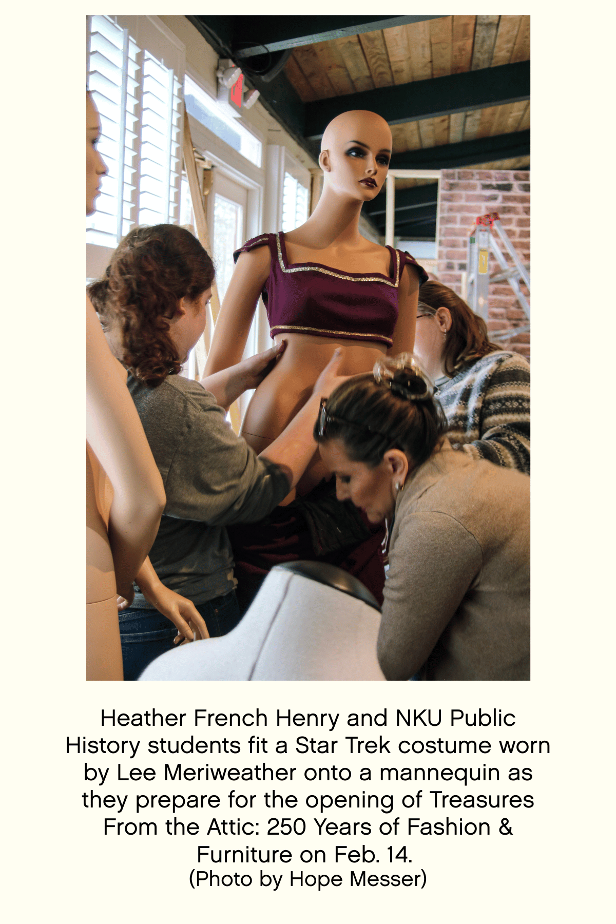 Website photo of Star Trek costume with description